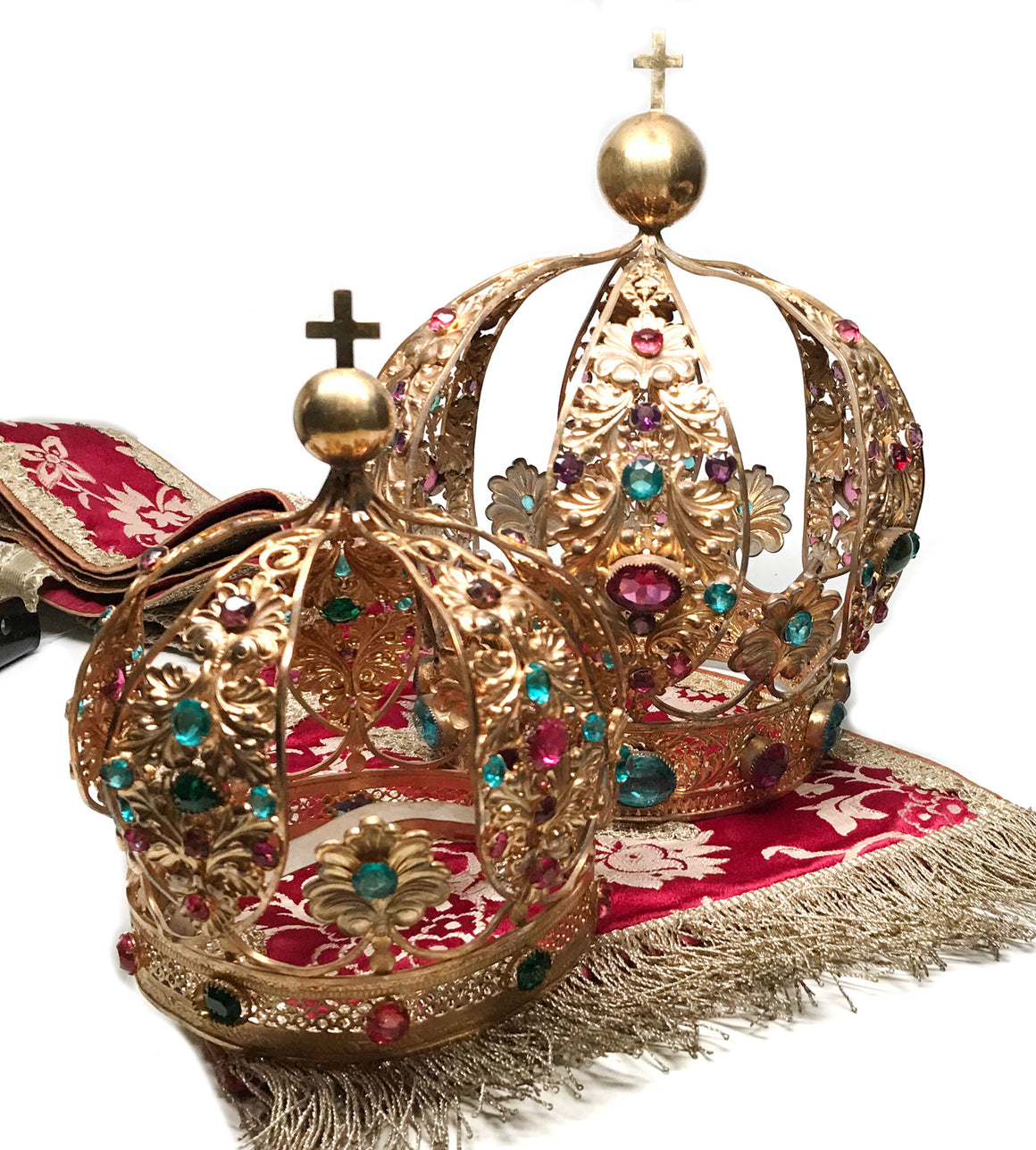 Antique Santos Crowns