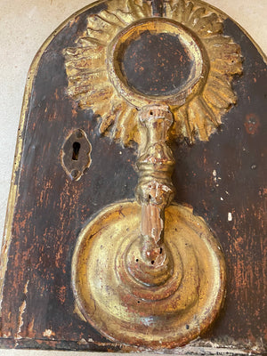 Antique Eighteenth Century French Religious Tabernacle Door