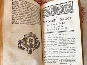 King Louis XV Era French Religious Prayer Book