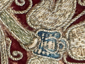 Seventeenth Century Italian Ecclesiastical Silk Velvet Panel