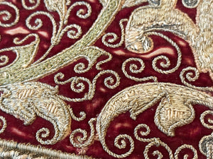 Seventeenth Century Italian Ecclesiastical Silk Velvet Panel