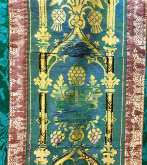 Majestic Antique French Fiddleback Ecclesiastic Chasuble